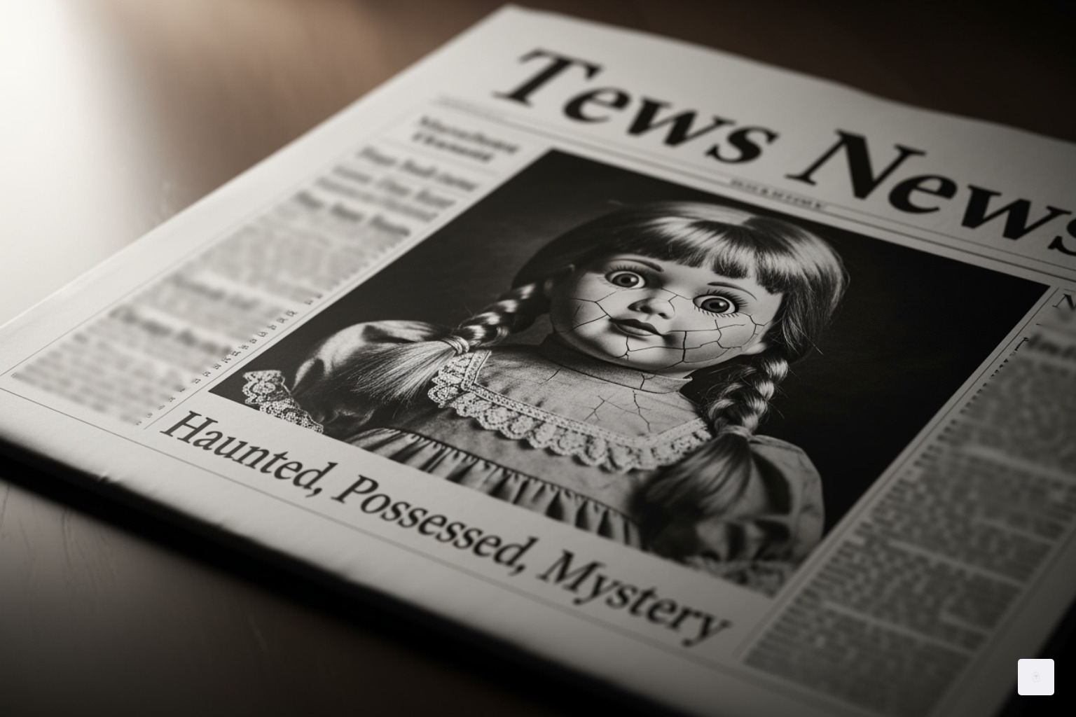 a news headline about the Annabelle doll - Annabelle Doll