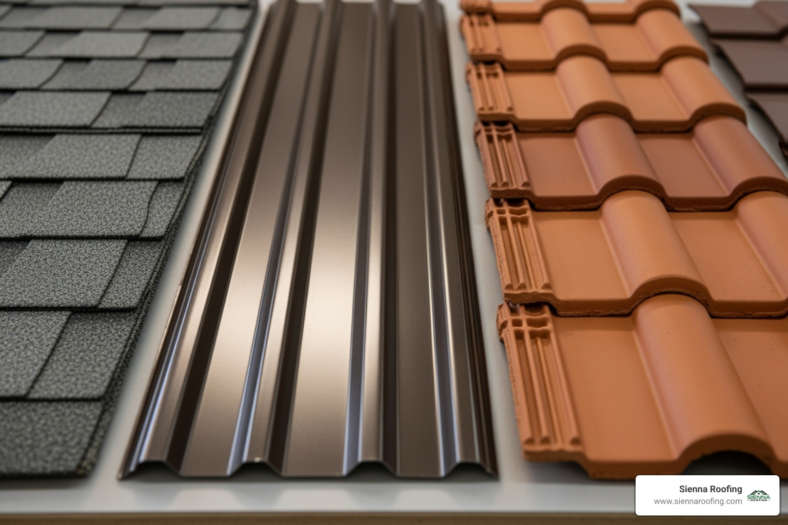 various roofing material samples like asphalt shingles, metal, and tile - roofing contractor various roofing material samples like asphalt shingles, metal, and tile - roofing contractor