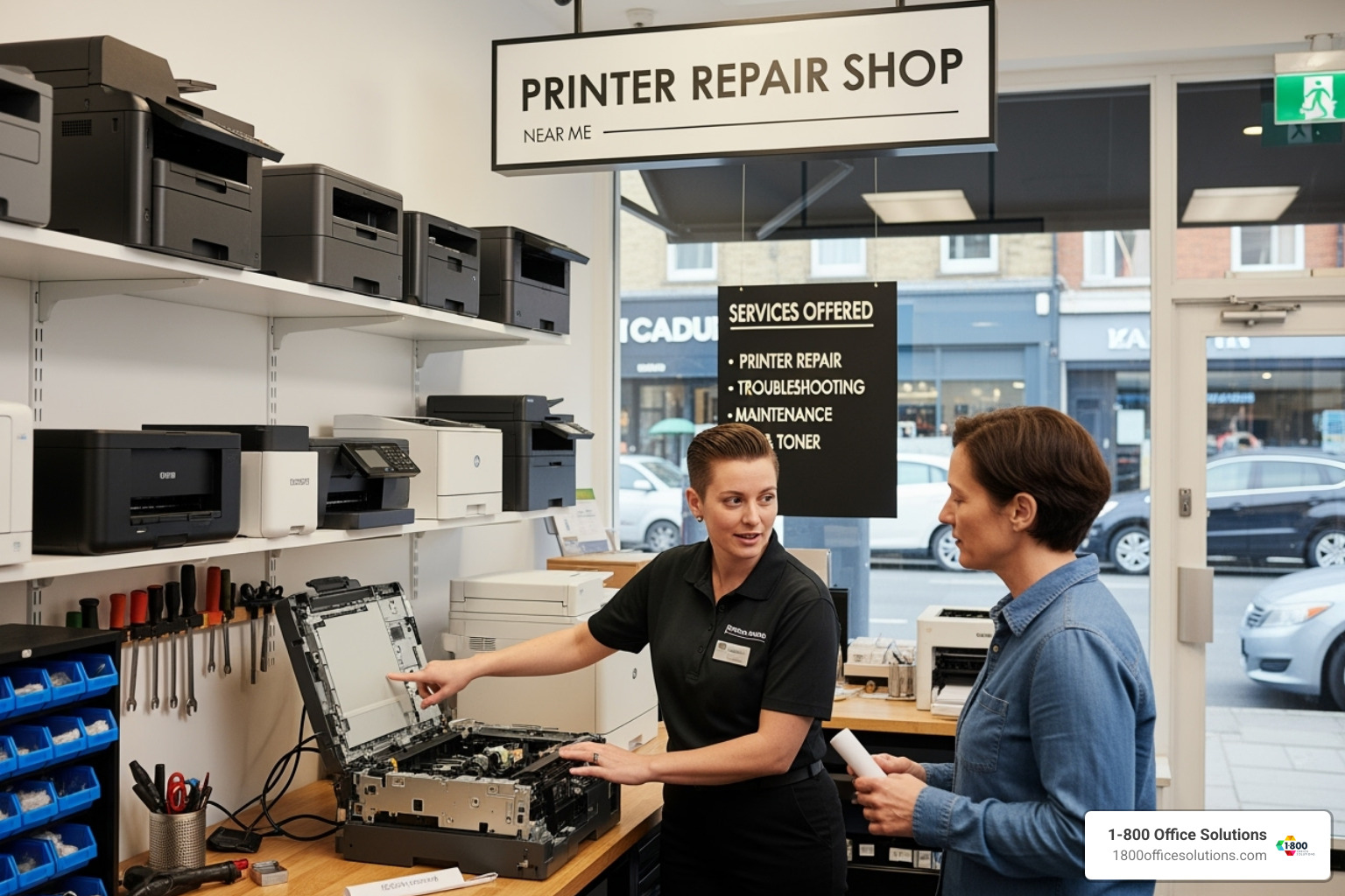 Printout with streaks and lines - repair printer shop near me Printout with streaks and lines - repair printer shop near me