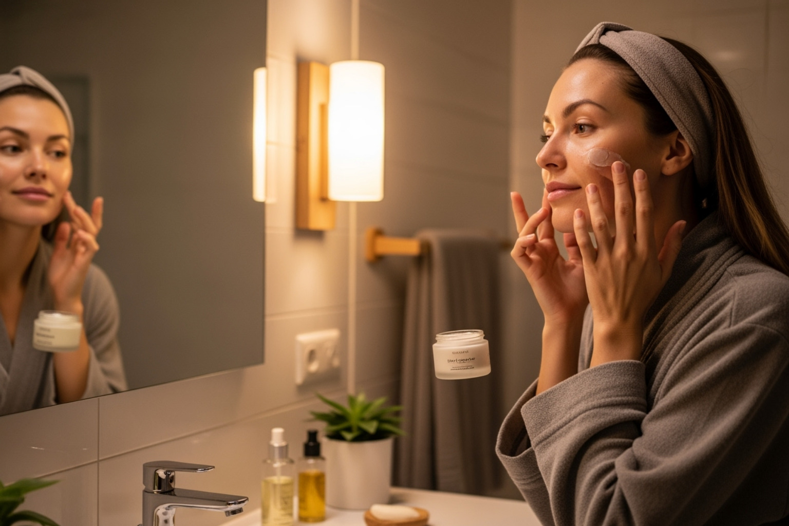 Nighttime skincare routine with natural products. - ayurvedic beauty tips for clear skin