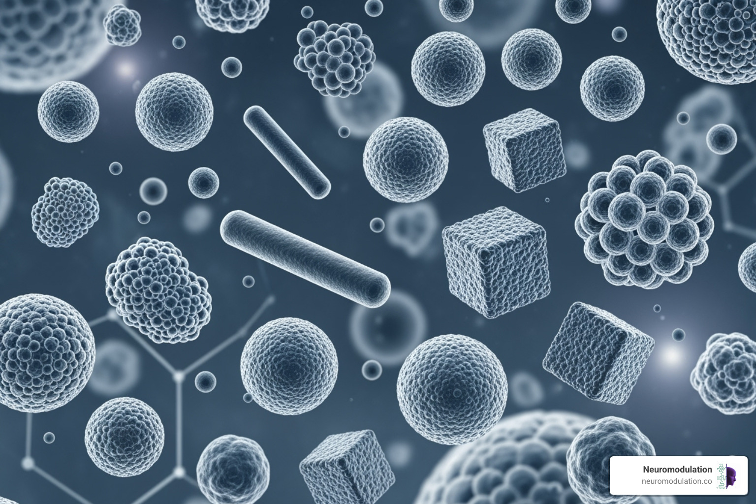 different nanoparticle shapes and sizes - active and passive targeted drug delivery