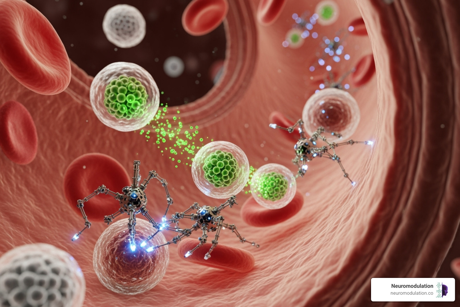 future concepts like nanorobots or smart-releasing particles - active and passive targeted drug delivery