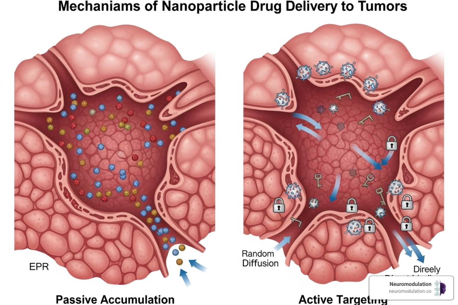 difference between passive and active targeting of a tumor - tumor targeting and brain specific delivery