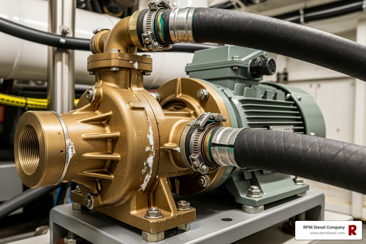 marine generator's seawater pump - Diesel generator maintenance tips