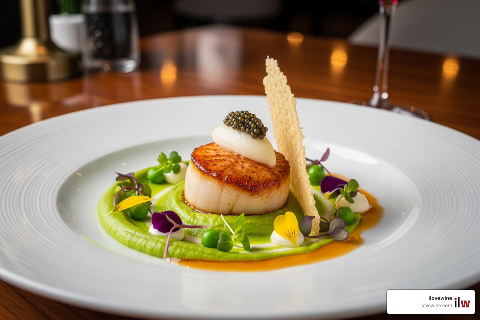 beautifully plated meal at a Michelin-starred California restaurant - Luxury travel California