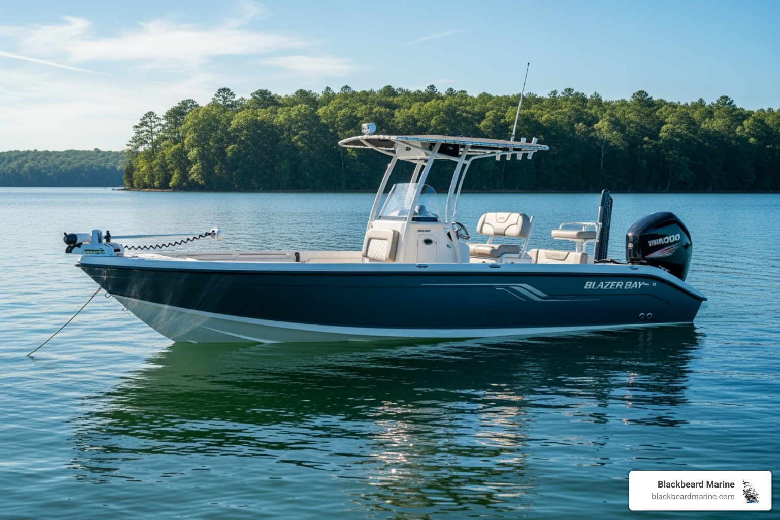Blazer Bay boat from Blackbeard Marine inventory - fishing boat manufacturer near branson missouri