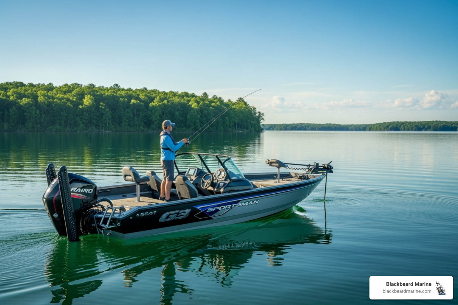 G3 Sportsman series boat from Blackbeard Marine inventory - fishing boat manufacturer near branson missouri