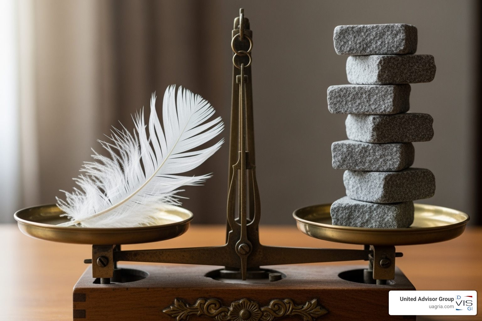 A scale balancing "Freedom" and "Responsibility" - independent financial advisor jobs
