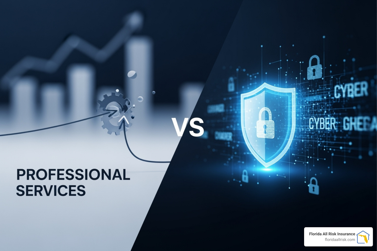 Comparison of professional liability insurance for service-based errors and cyber insurance for data breaches. - small business insurance in florida