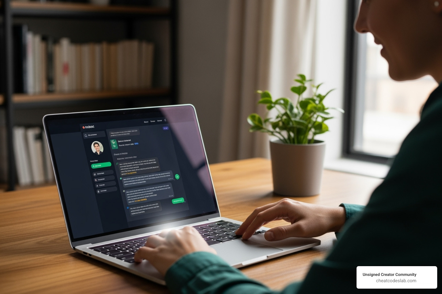 sophisticated chatbot interacting with a customer on a website - ml in digital marketing
