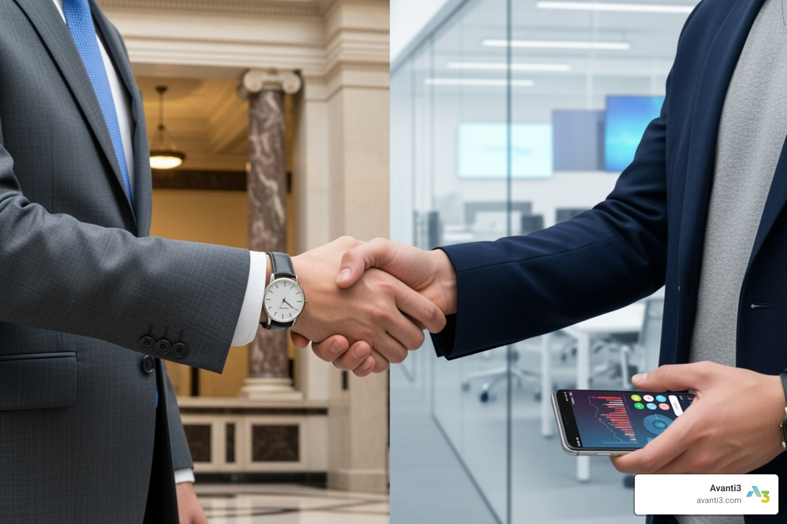 Handshake Traditional Bank Fintech App - role of fintech in financial inclusion and financial integration