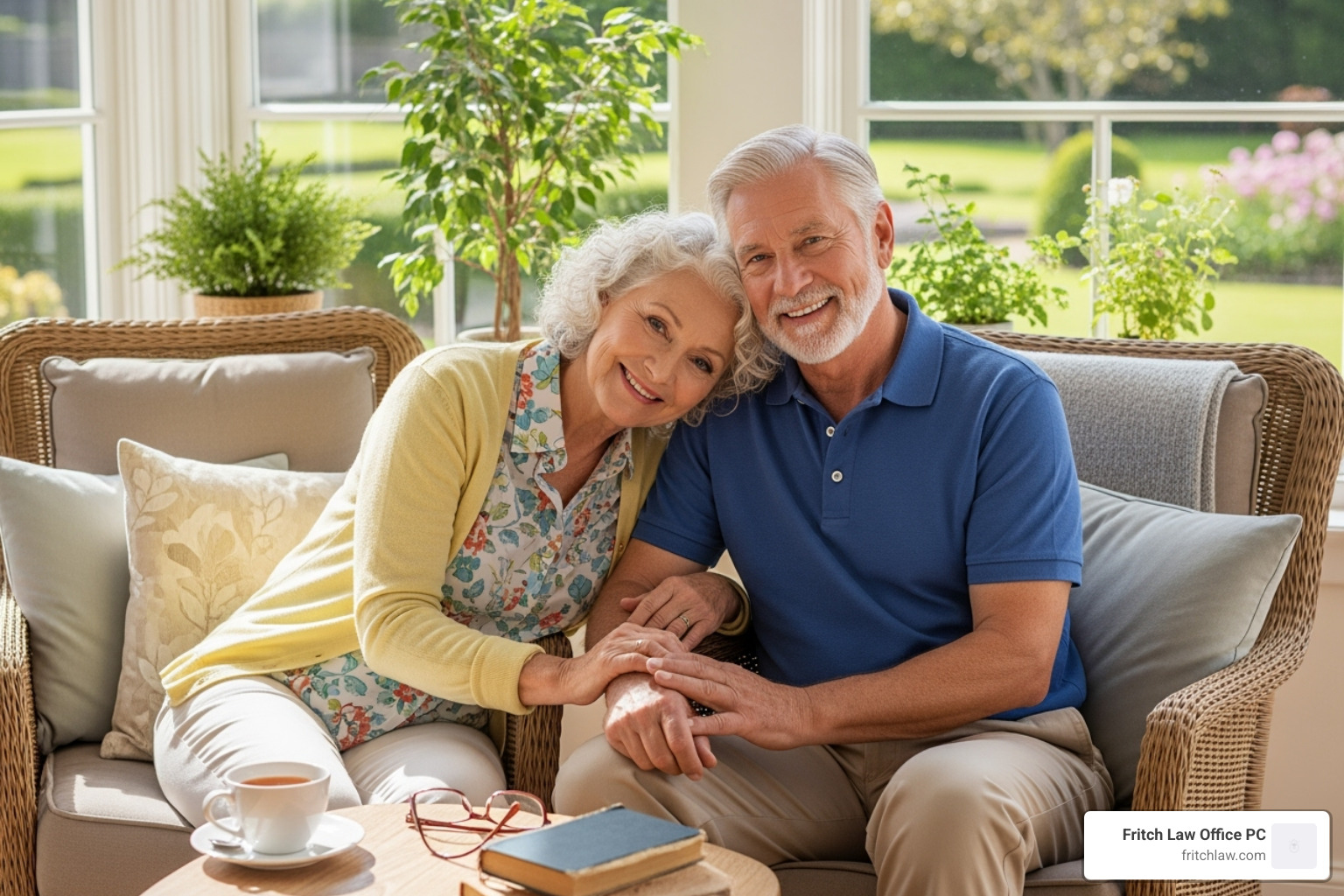 senior couple enjoying retirement without financial stress - irrevocable trust attorney