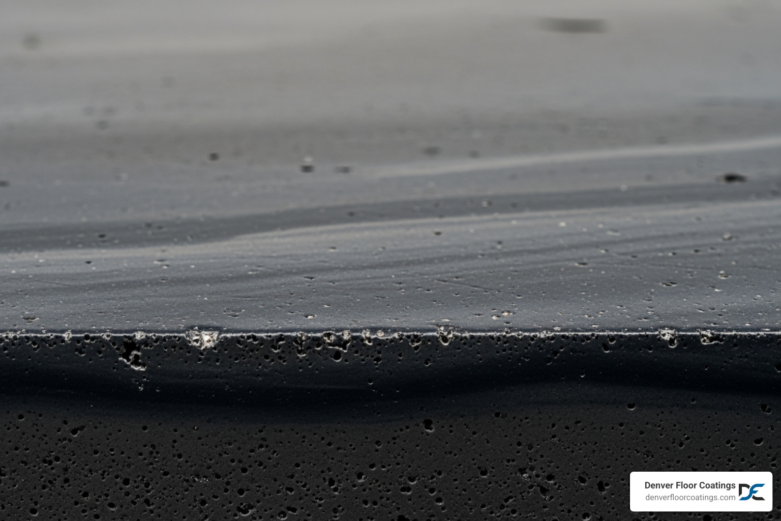 close-up on a sealed, dyed concrete countertop showing its texture and depth of color - concrete countertop dye