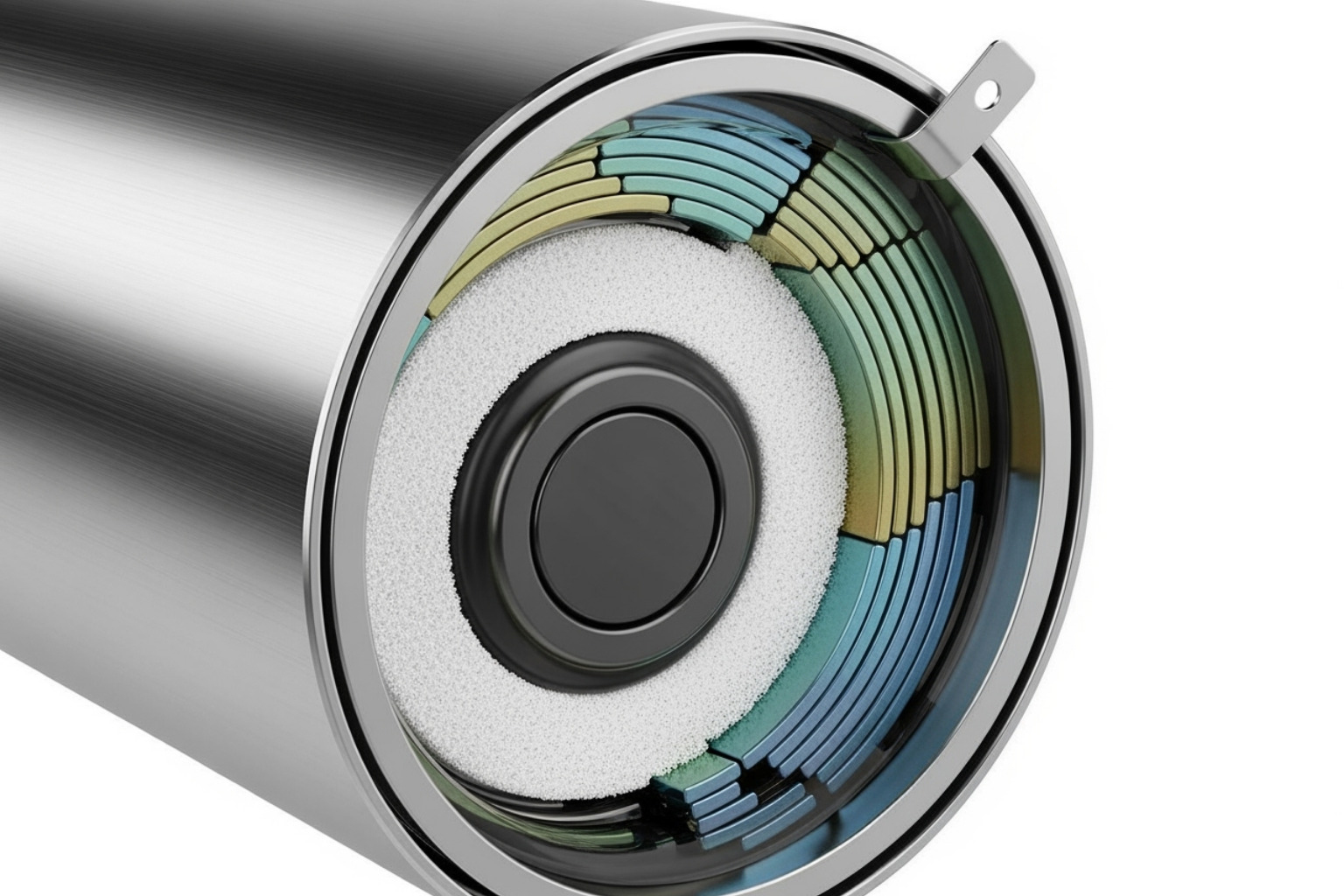cross-section of a lithium-ion battery showing nickel cathodes - Fintechzoom.com nickel