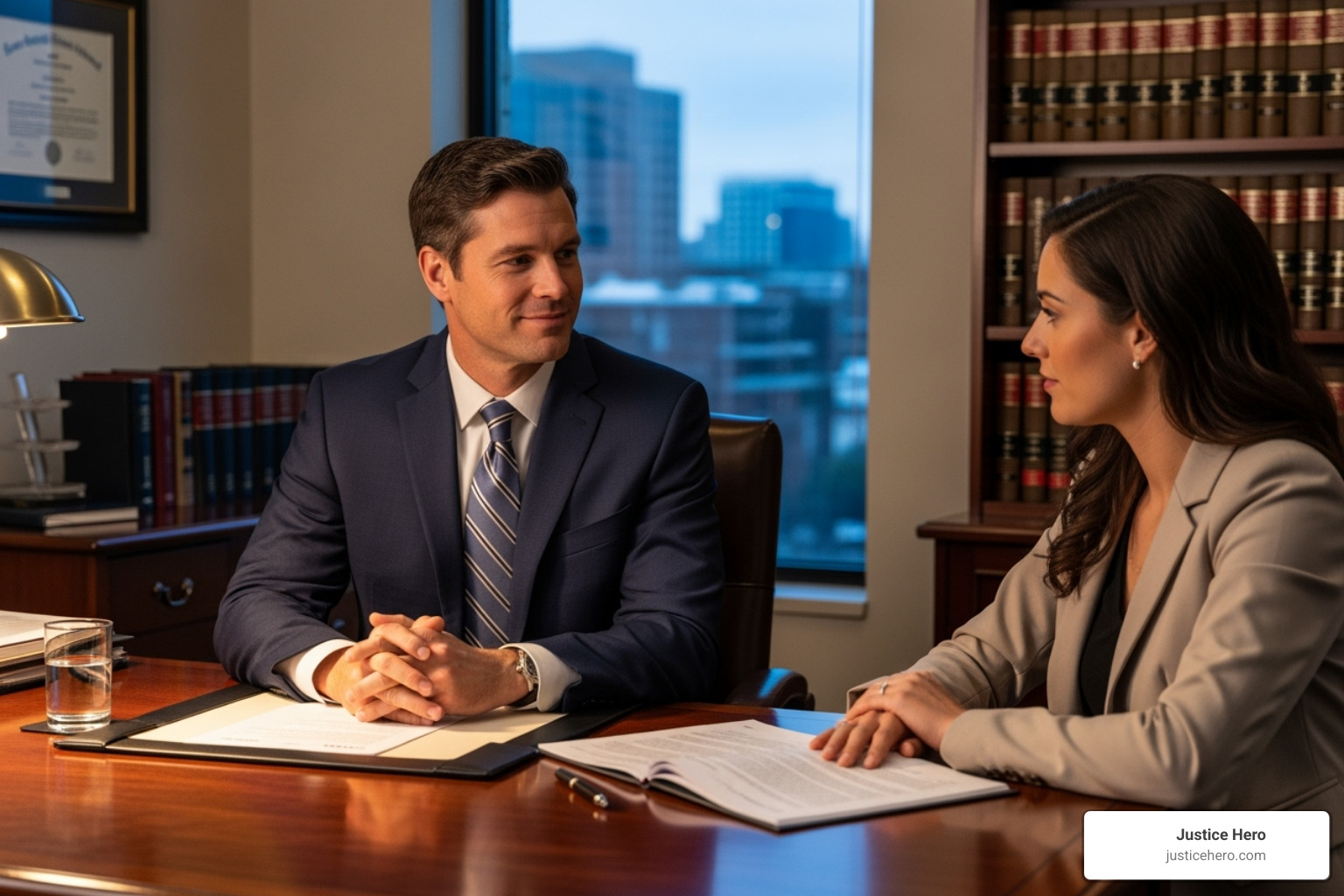 attorney consulting client - rear end accident lawsuit attorney consulting client - rear end accident lawsuit