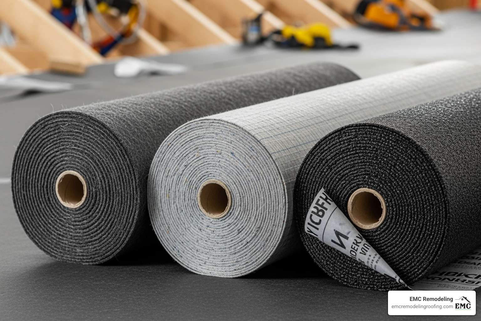 rolls of felt, synthetic, and rubberized underlayment - cost to replace underlayment on tile roof