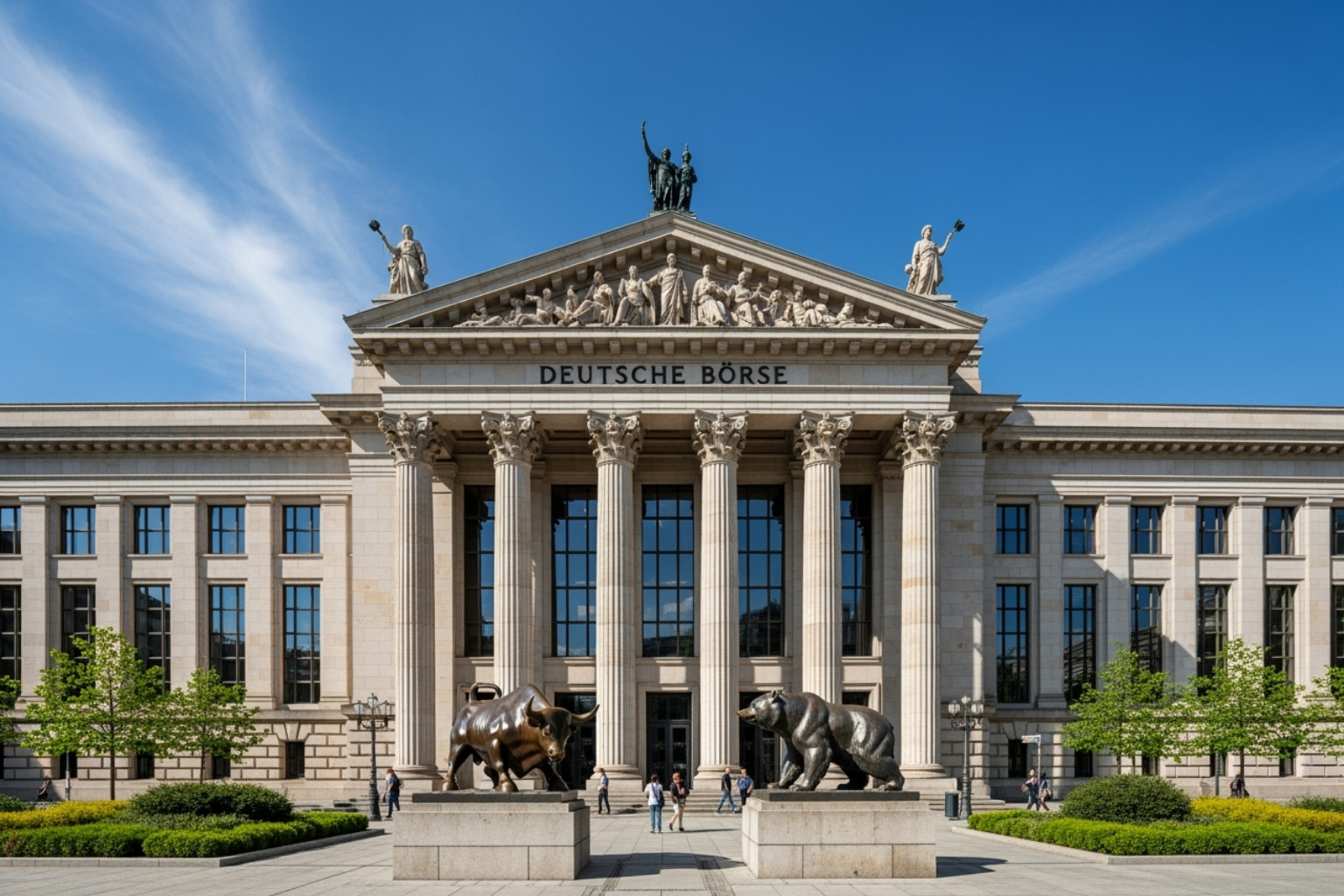 Frankfurt Stock Exchange building - fintechzoom.com dax40