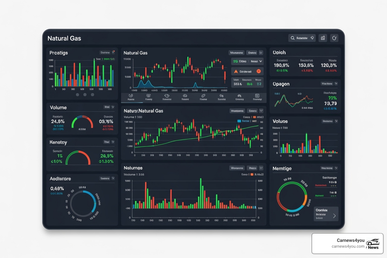 Carnews4you natural gas dashboard interface Carnews4you natural gas dashboard interface