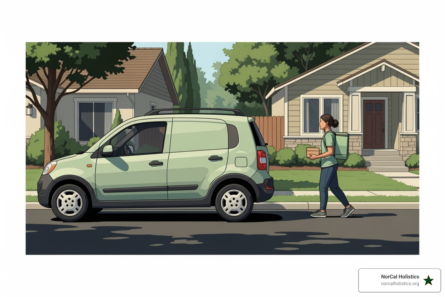 Delivery service comparison showing various features like service areas, customer ratings, product selection, and delivery speed - North Sacramento cannabis delivery