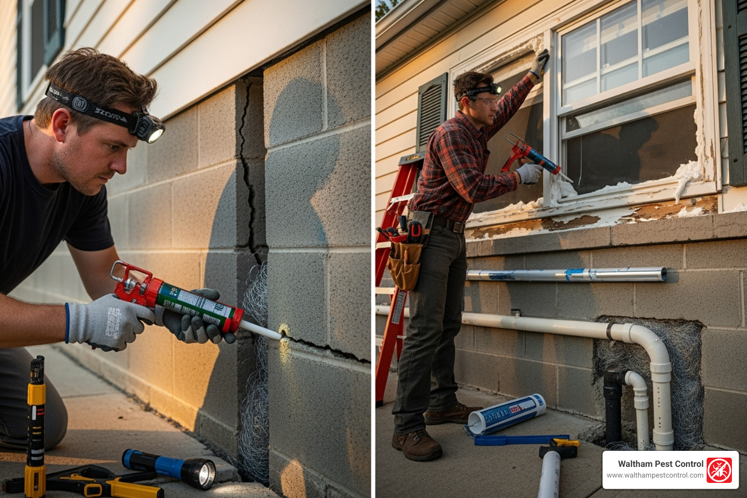 Home sealing checklist for pest prevention - indoor ant extermination