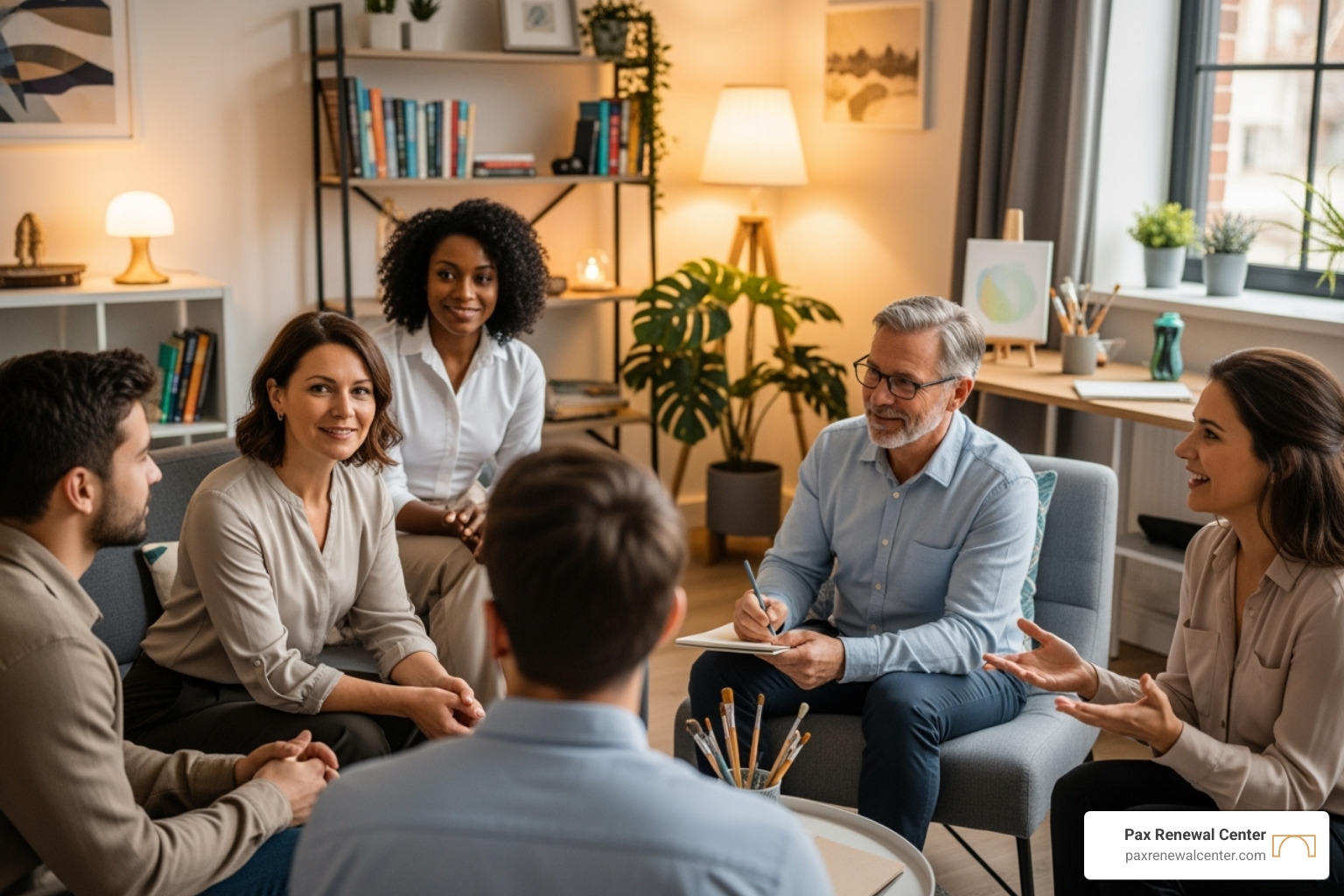 A diverse group of therapists in a compassionate setting, illustrating the range of professional support available - coparenting counseling near me A diverse group of therapists in a compassionate setting, illustrating the range of professional support available - coparenting counseling near me