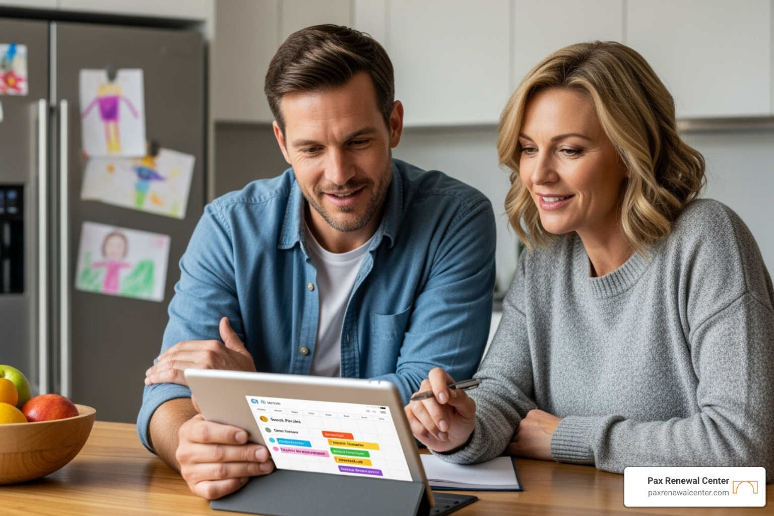 parents using shared calendar - counselling for co parenting