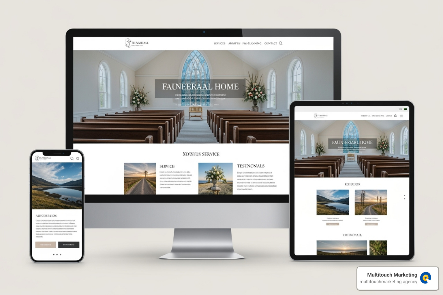 of responsive-funeral-site - funeral home marketing tools