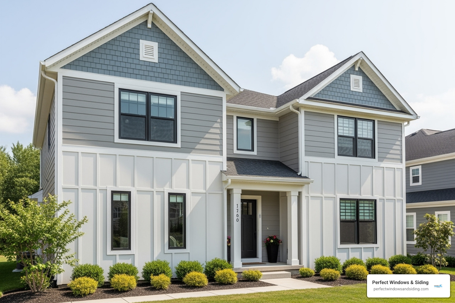 Image of different James Hardie siding styles (lap, shingle, panel) - certified hardie board installer