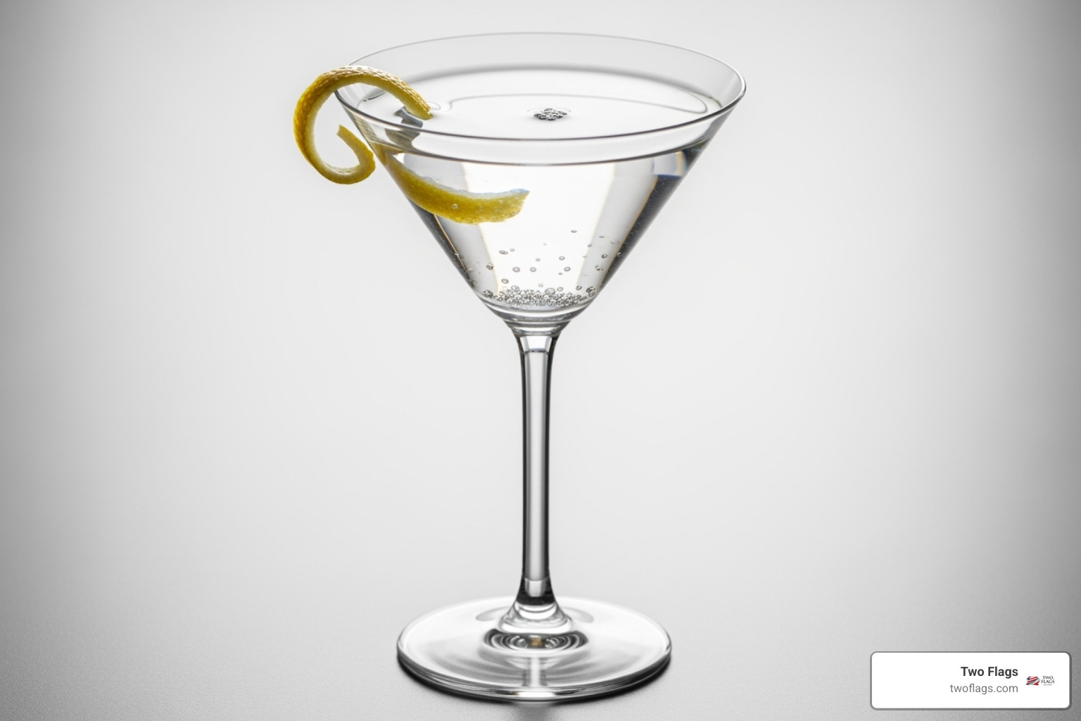 A crisp, classic vodka martini with a lemon twist, showcasing the versatility of organic vodka in traditional cocktails. - What is organic vodka?