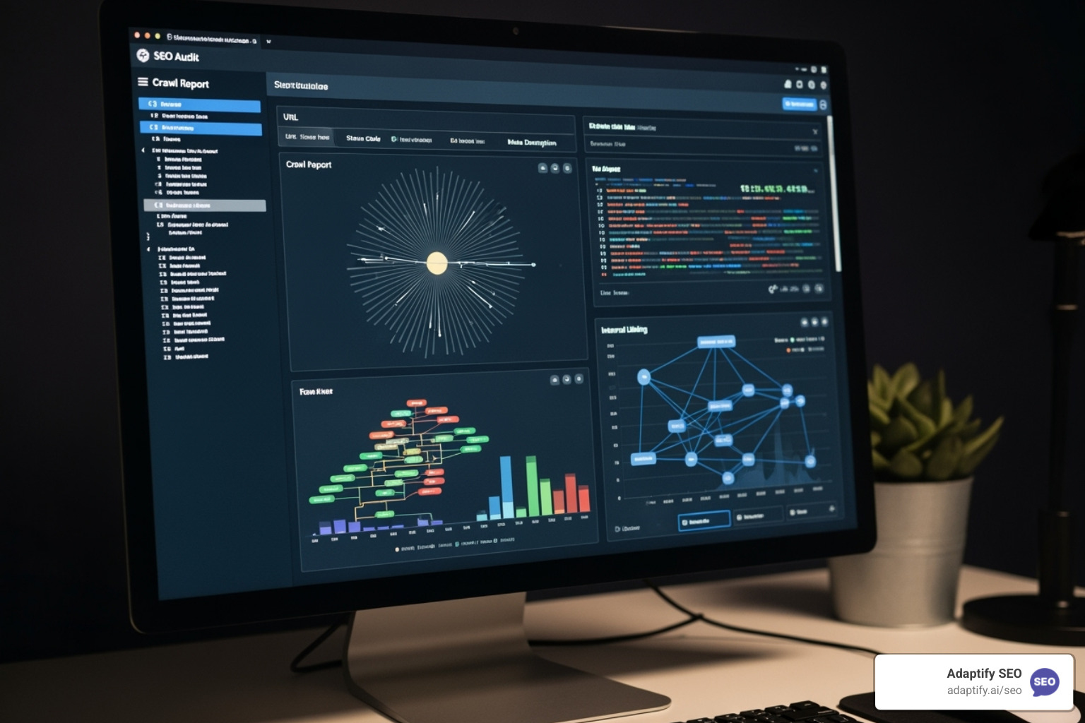 Screaming Frog SEO Spider interface - seo optimisation tool
