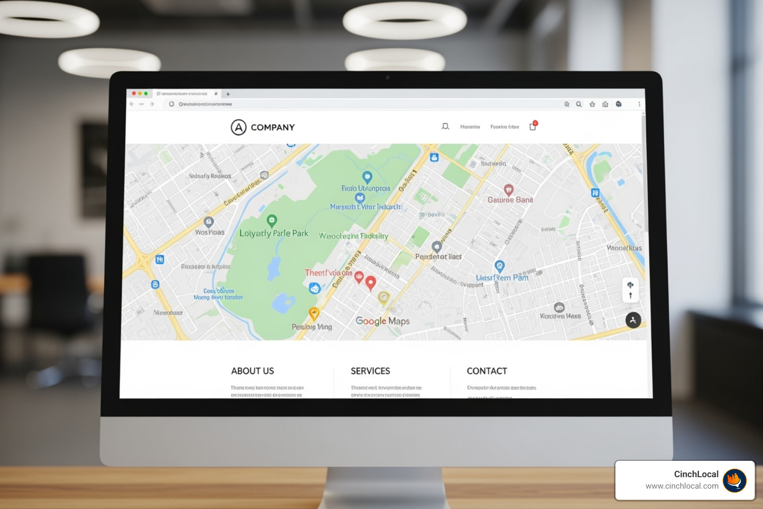 Google Maps embedded on website - does embedding a google map on website help seo