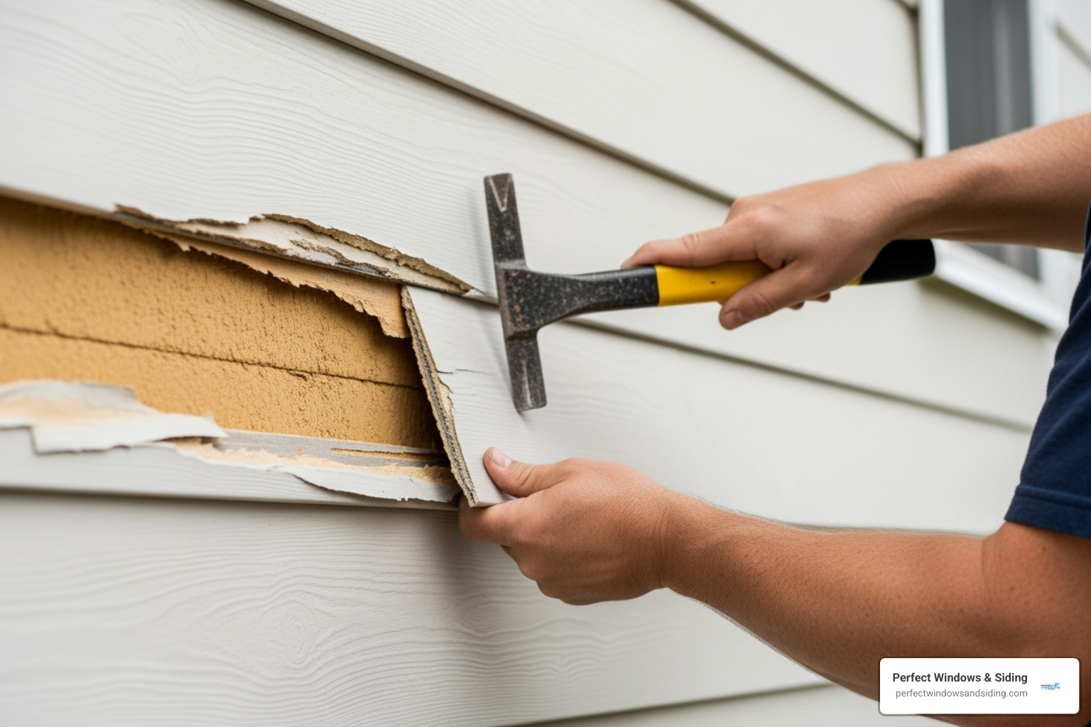 process of removing a damaged siding plank - hardie plank replacement process of removing a damaged siding plank - hardie plank replacement