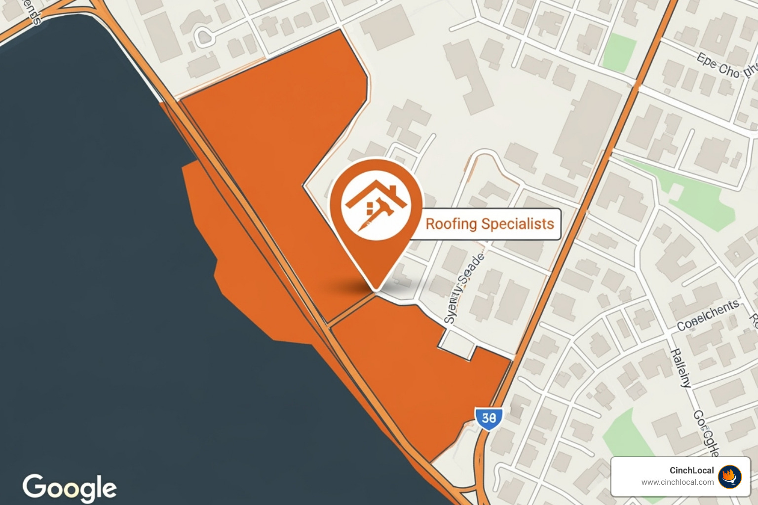 a customized Google Map with branded colors and a custom pin icon. - does embedding a google map on website help seo