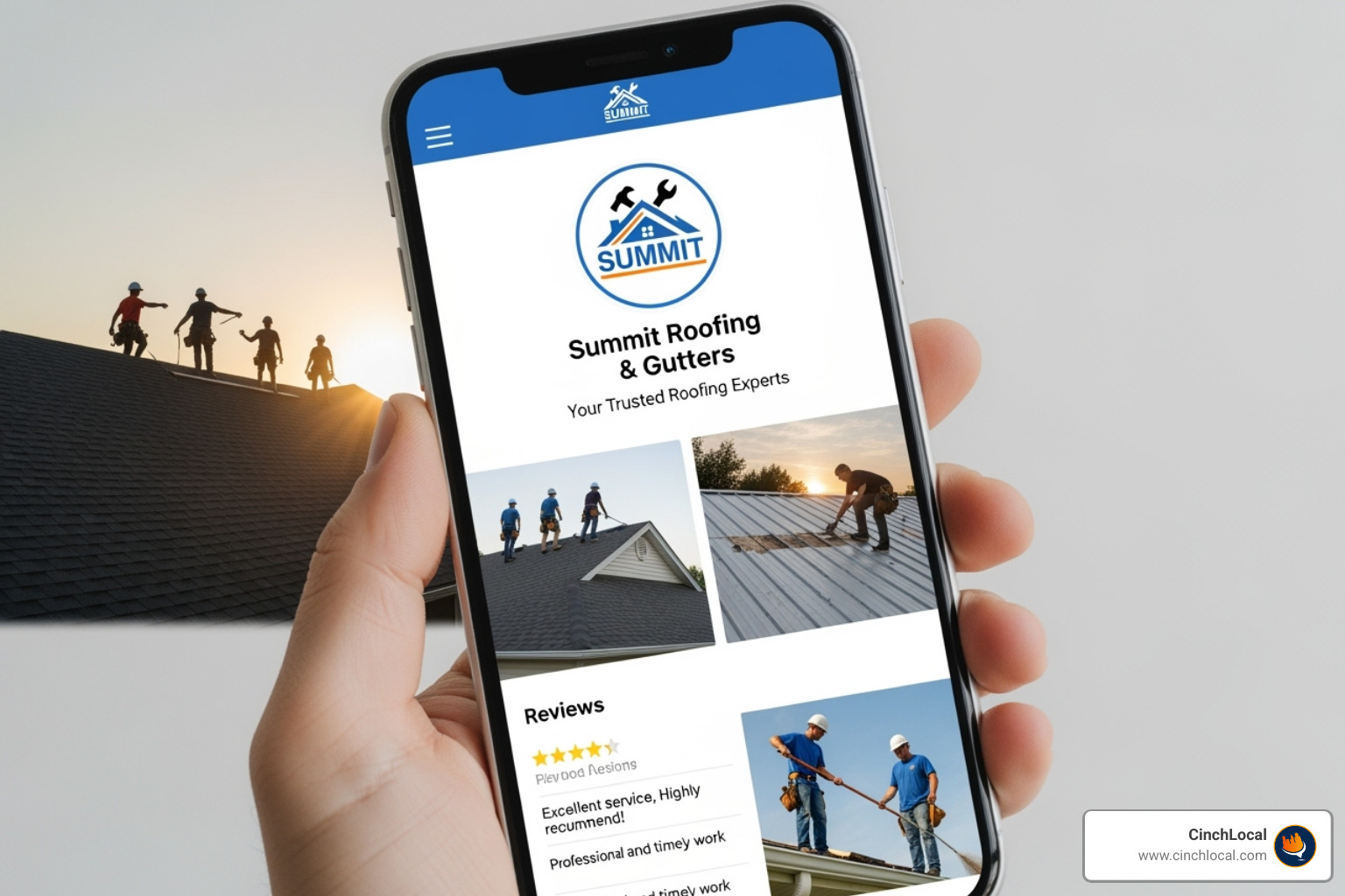 Complete roofing company social media profile - Social media for roofers