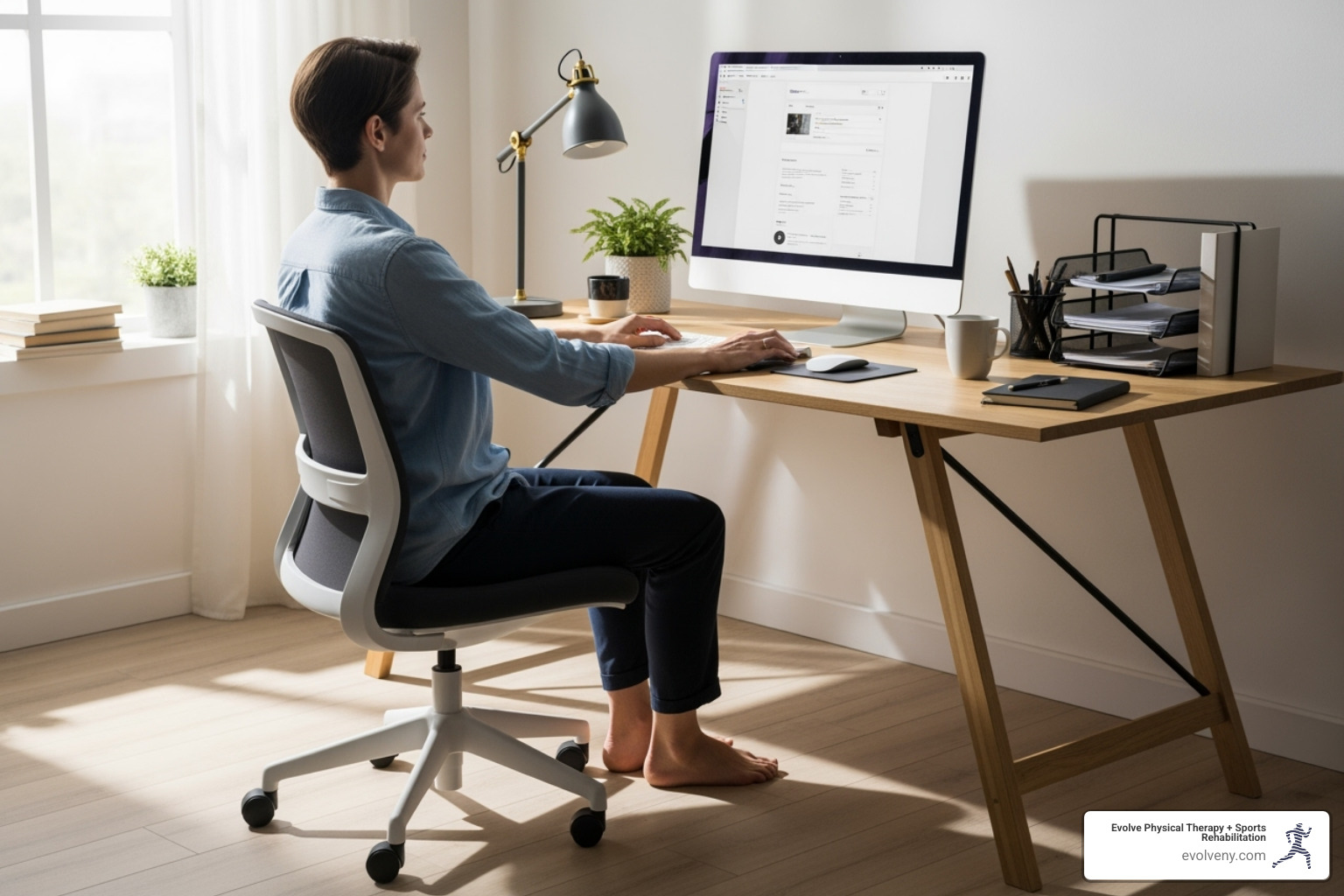 desk posture - best posture for desk work