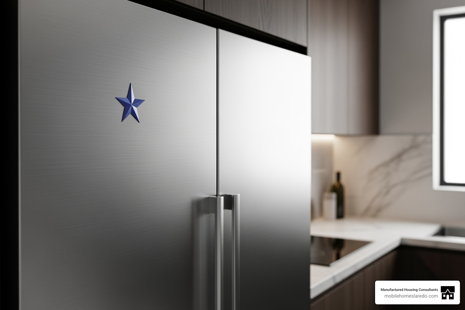 ENERGY STAR certified logo on a window or appliance - brand new double wide trailer ENERGY STAR certified logo on a window or appliance - brand new double wide trailer