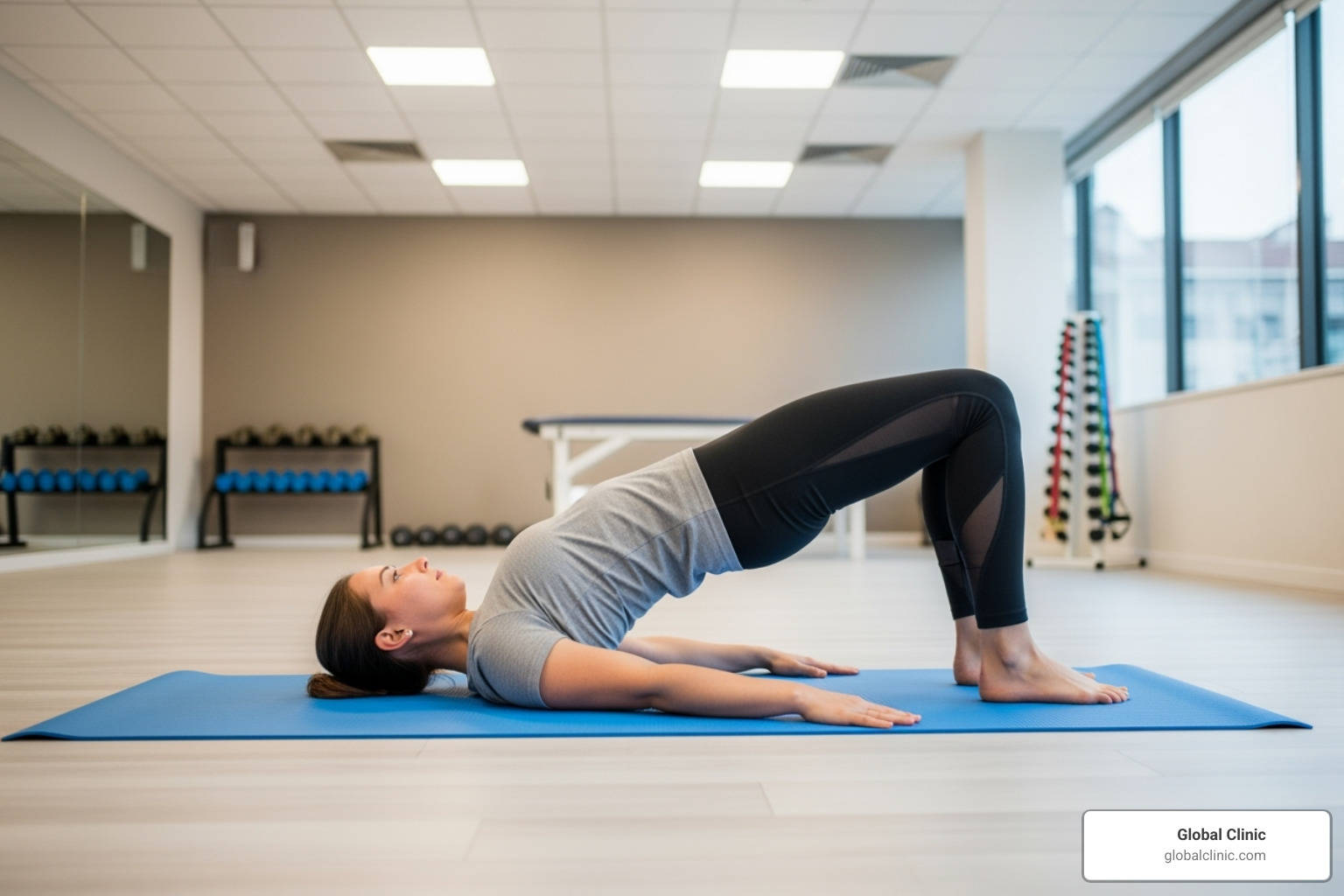proper bridge exercise - pelvic floor pt