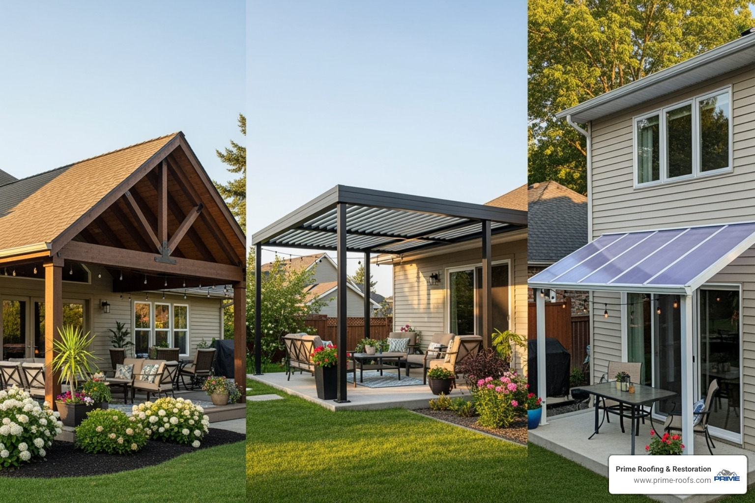 different patio roof styles - patio roof construction