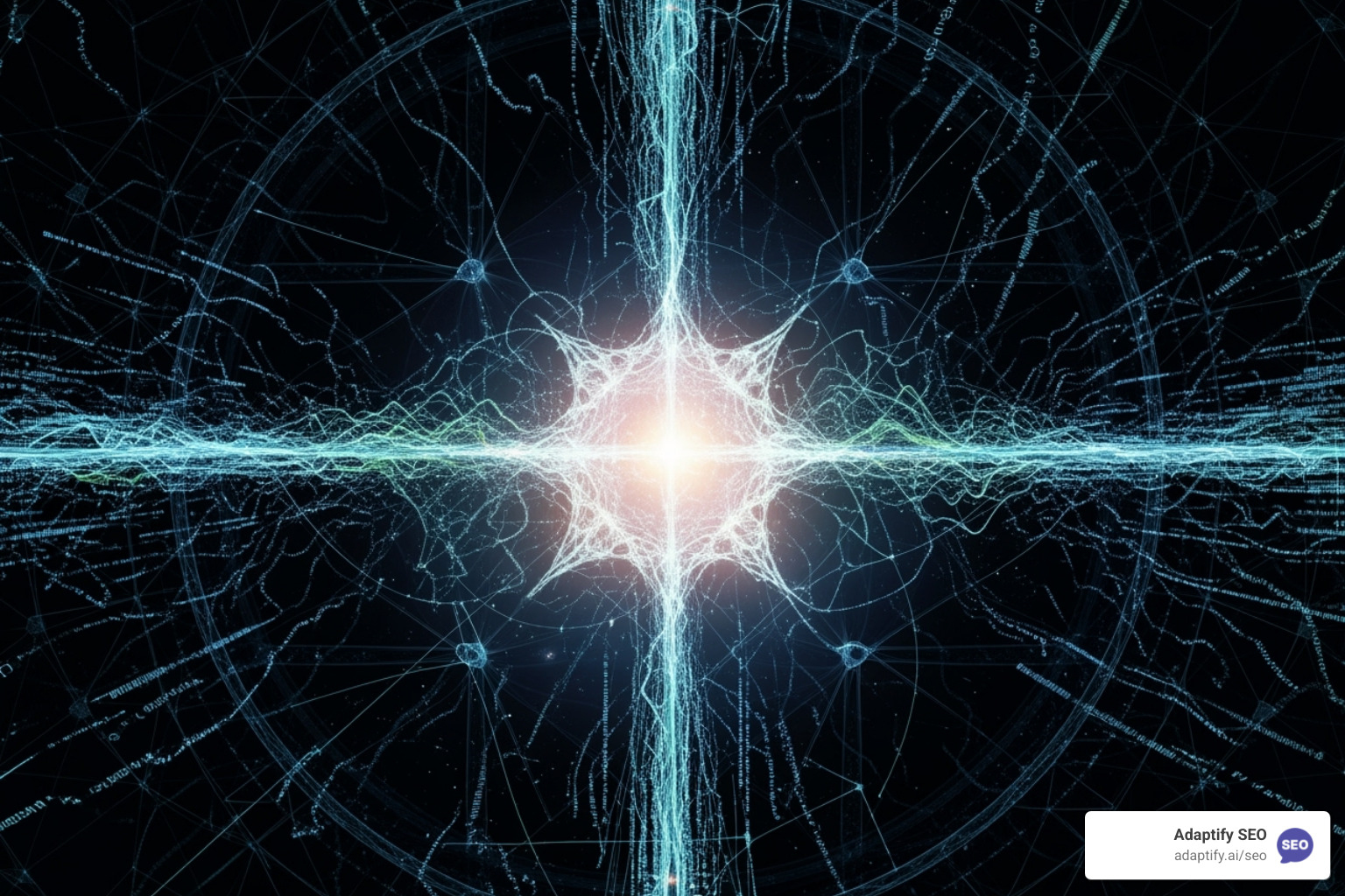 Google's AI algorithms processing data to understand search queries and content context - what role does ai play in modern seo strategies