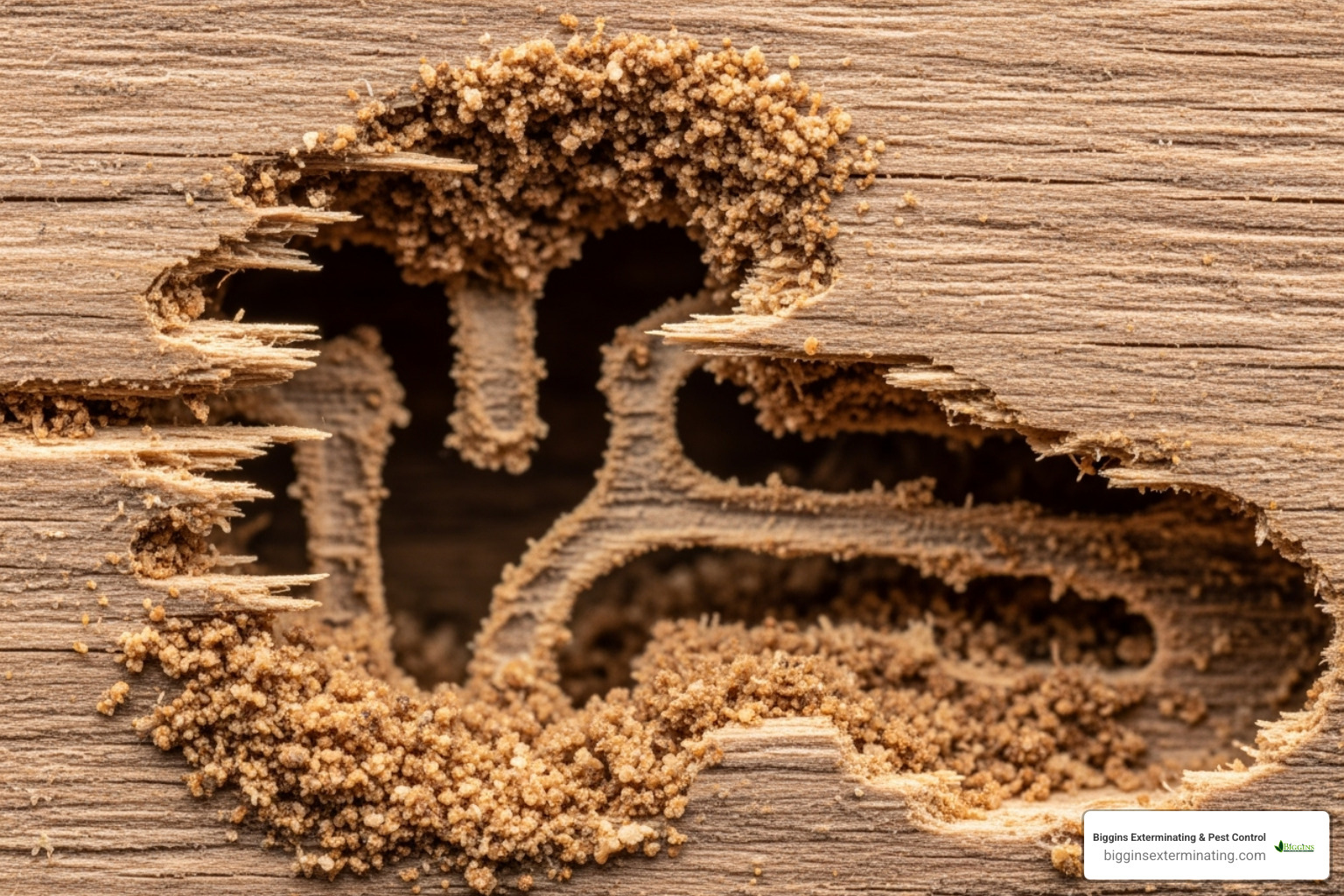 of wood damage caused by carpenter ants - ant exterminator prices