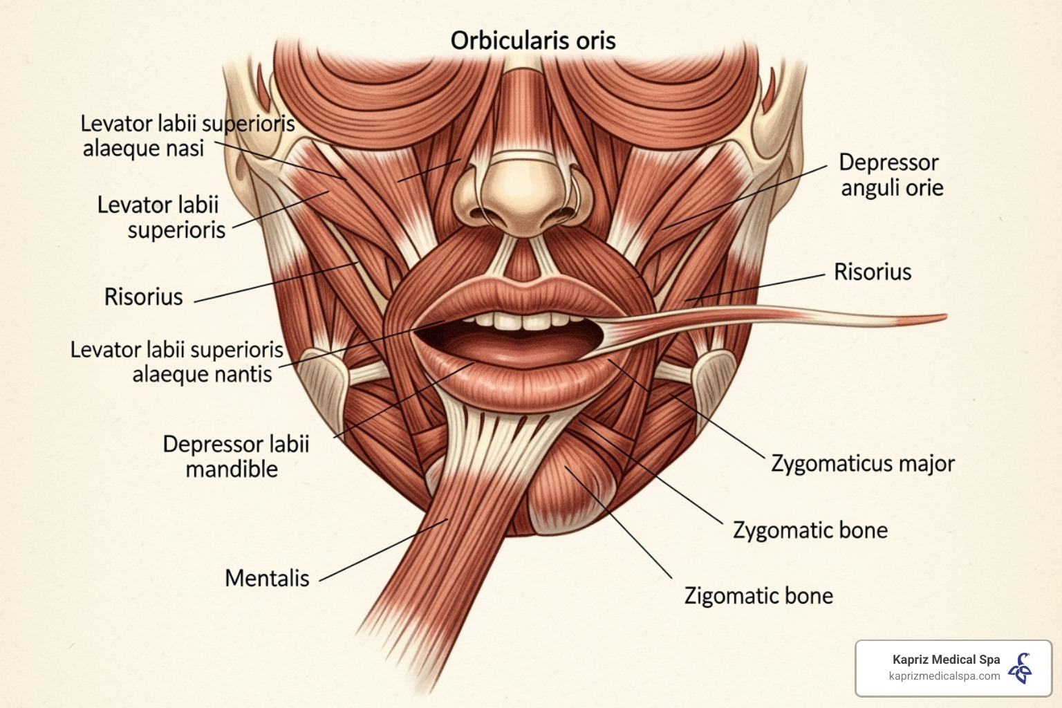 facial muscles around the mouth - smile lines botox