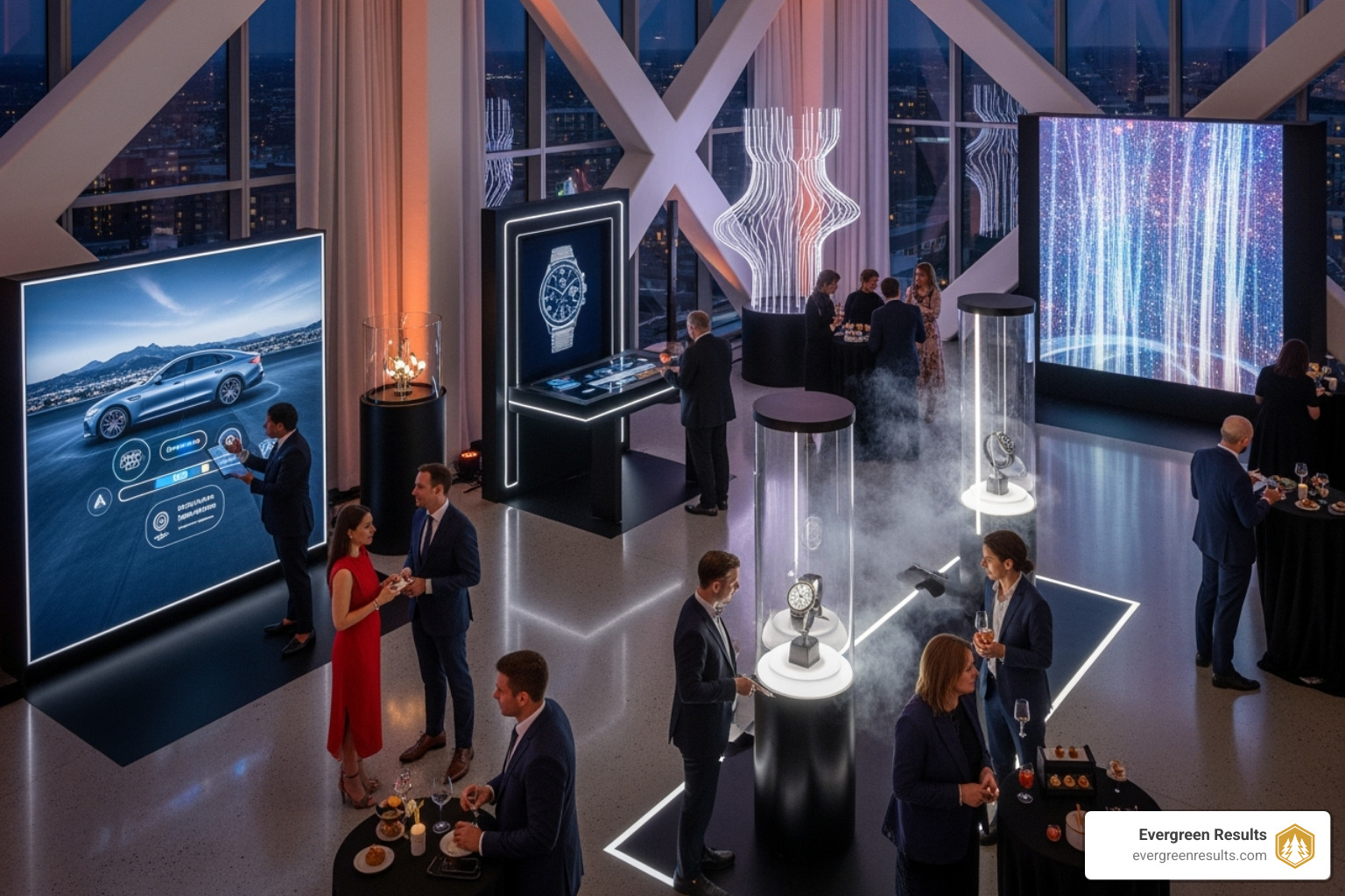 a high-end experiential marketing event - travel & luxury lifestyle marketing agency