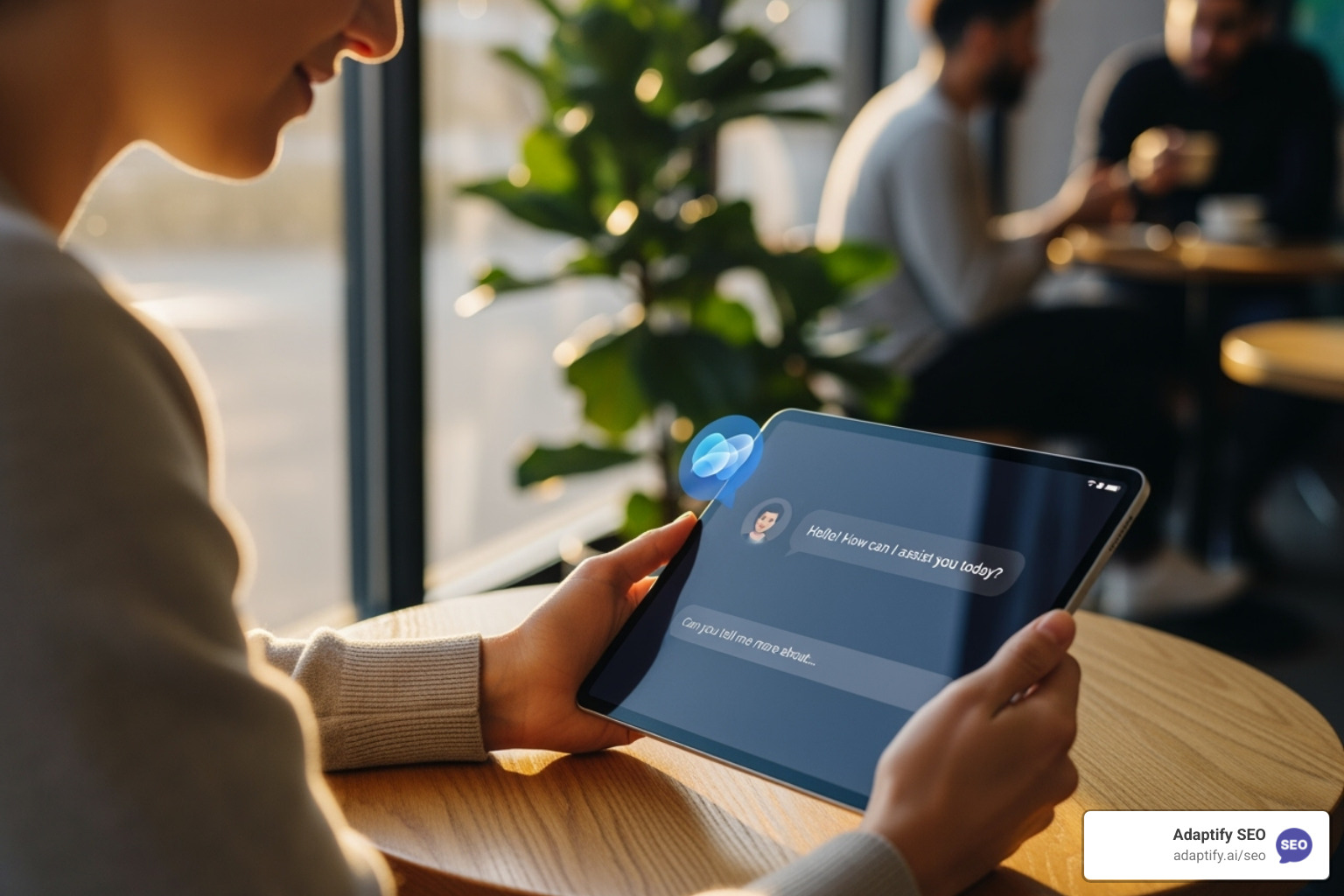 user interacting with AI assistant - how will ai impact seo strategies in 2025