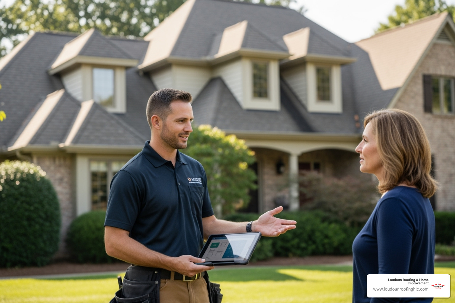 roofer providing estimate - roof tear off cost