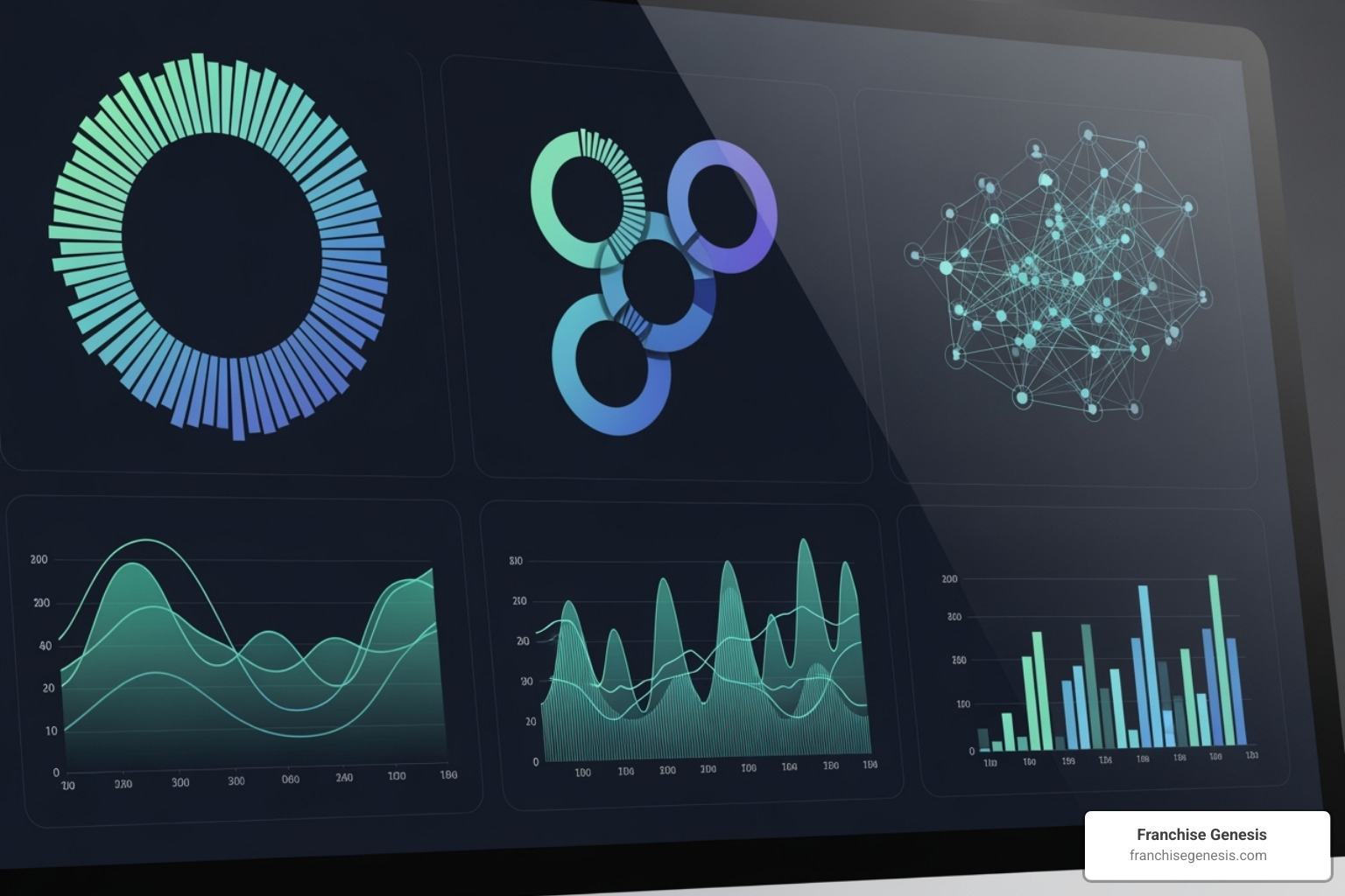 dashboard showing key marketing metrics - National brand reach