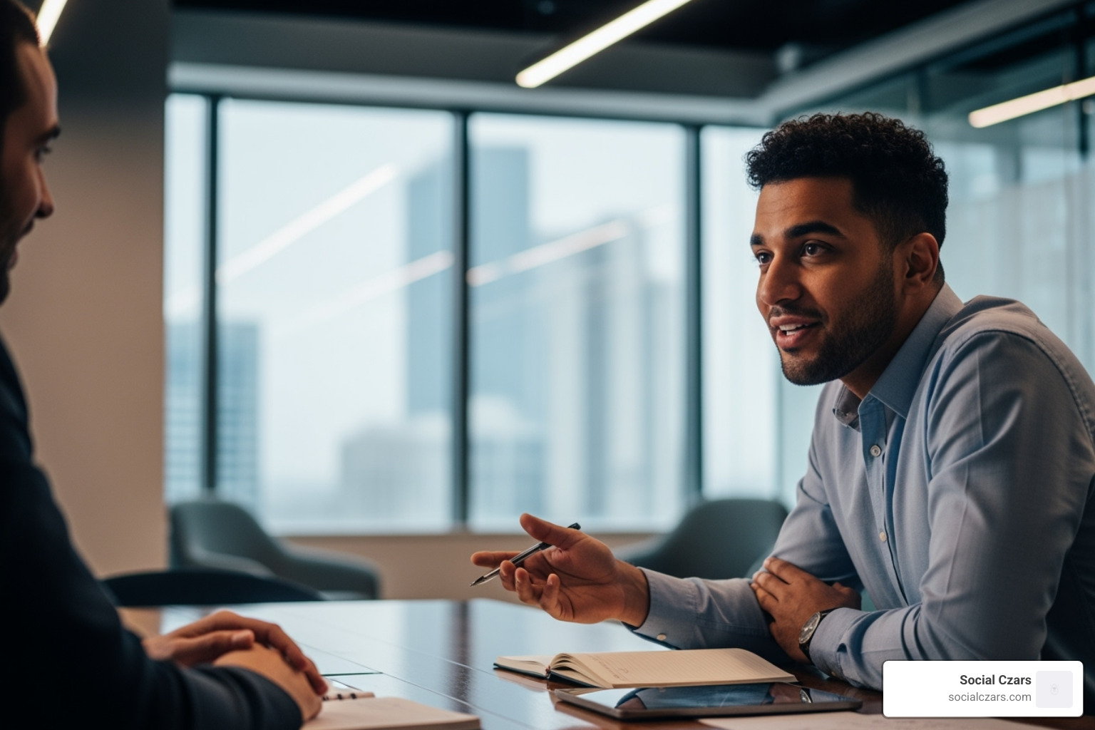 An employee participating in a workshop or mentorship session - Attracts top talent