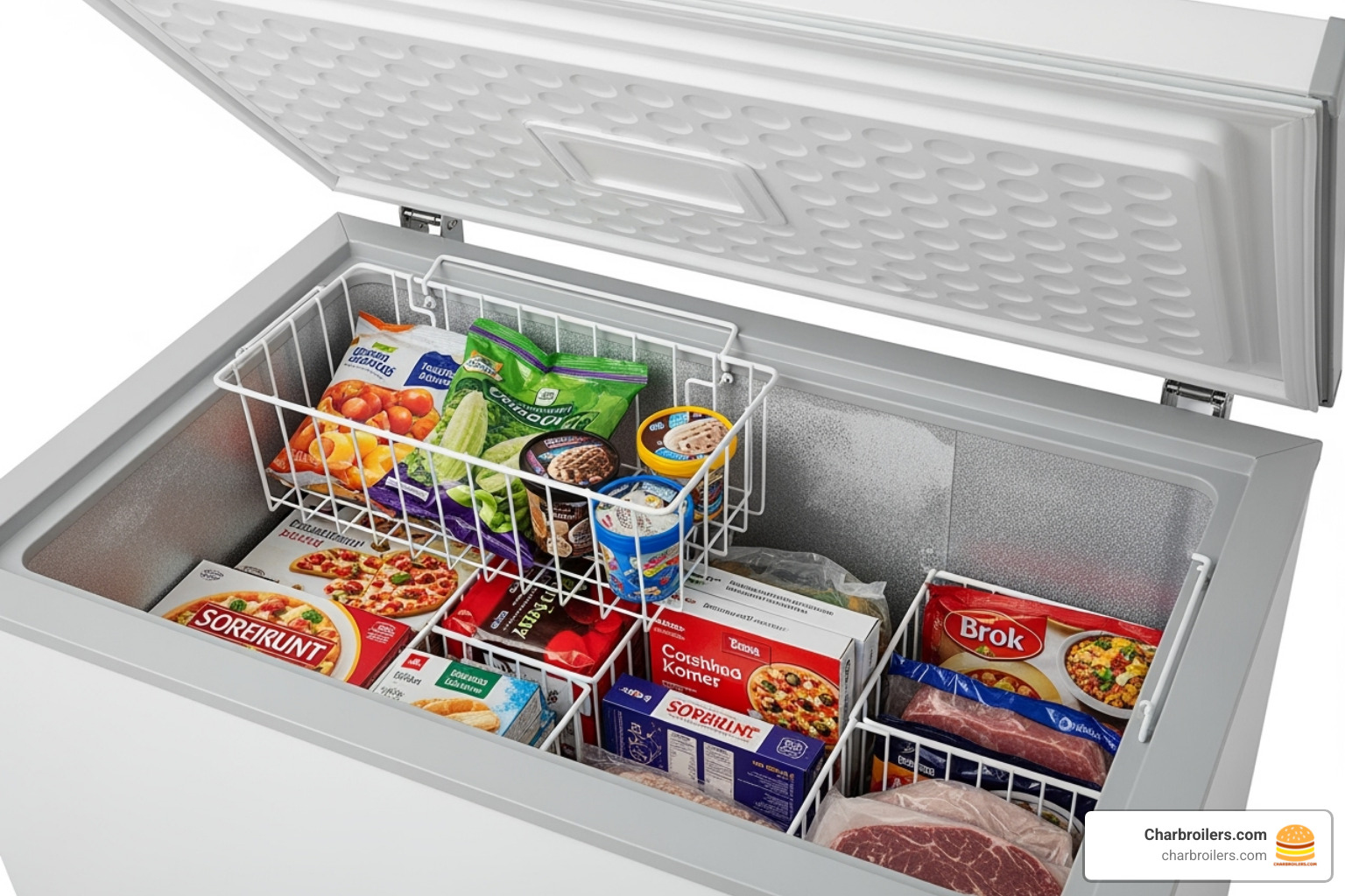 commercial cool 3.5 cu. ft. chest freezer interior - commercial cool 3.5 chest freezer
