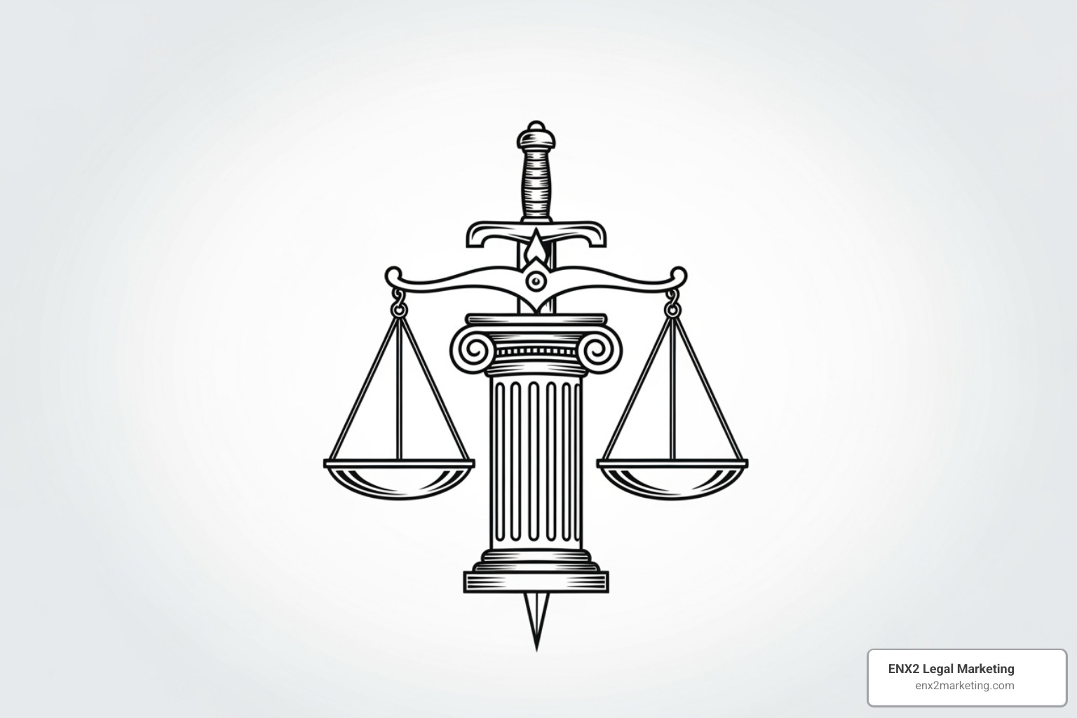 logo that creatively integrates scales with a pillar and a sword - justice scale logo logo that creatively integrates scales with a pillar and a sword - justice scale logo