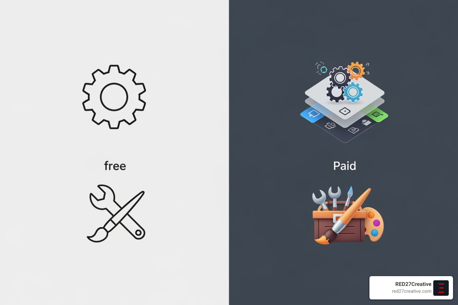 Basic free tool vs. feature-rich paid tool - Social media post scheduling Basic free tool vs. feature-rich paid tool - Social media post scheduling