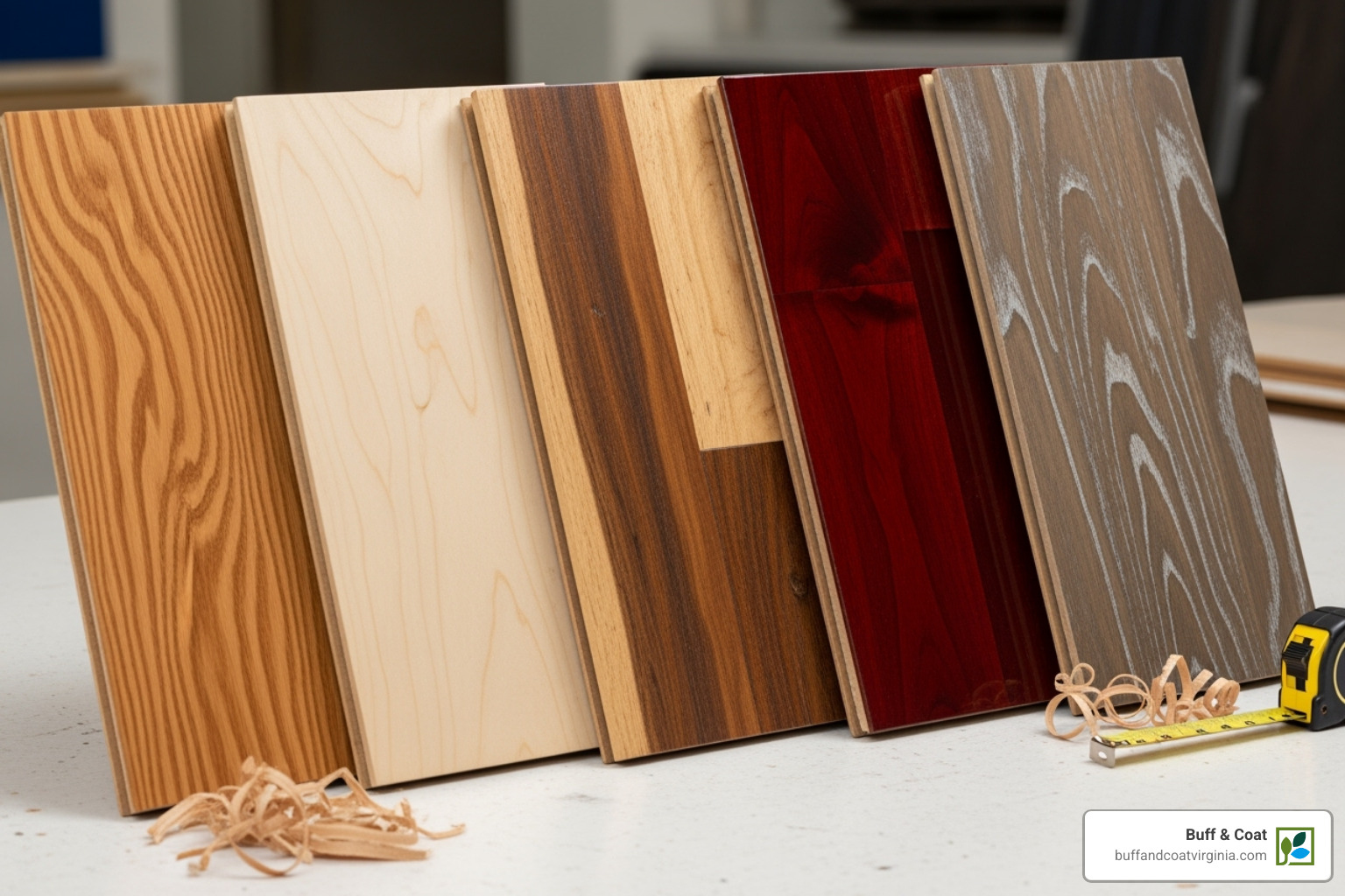 various hardwood samples laid out, showing different species like oak, maple, and hickory, and different finishes - hardwood flooring for sale near me various hardwood samples laid out, showing different species like oak, maple, and hickory, and different finishes - hardwood flooring for sale near me